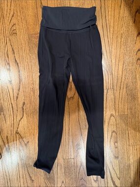 lululemon athletica Black High-Rise Fold-Over Leggings